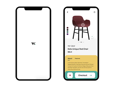 E Commerce app Concept Furniture app app ecommerce app furniture app furniture design gradient interaction interaction design microinteraction page ui ux