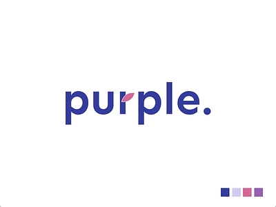 Purple Logo animated animation branding color logo flower logo logo logo animation logo free logodesign logotype spa spa logo