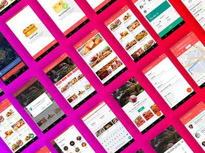 Restaurants App Ux Complete Flow android app food app material design app restaurants app ux flow