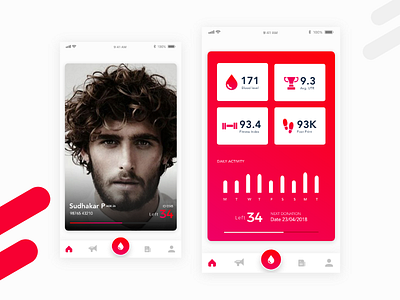 Blood Donating App app ux ui ngo support blood blood bank donation friends