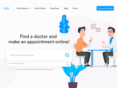 Find Doctor App Screen app books card doctor gradient inspiration list menu reader ui ux