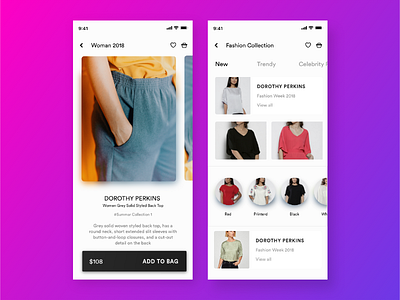Product Page app design details e commerce fat page product shopping ui ux