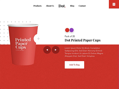 Checkout page - Product page Animation add to bag add to cart adobe xd app cart ecommerce free download interaction landing page papercup ui ux website websites