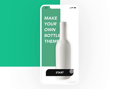 Bottle Graphic editing mobile app UI UX animation app bottle ecommerce editing editing app gradient graphicdesign interaction label mockup labeldesign microinteraction mobile app motion ui ux