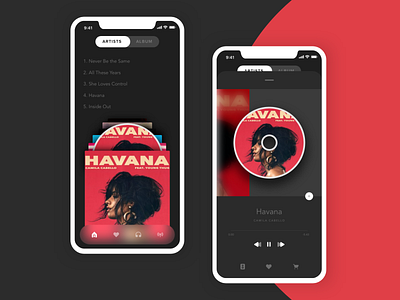 Music Player App UI Inspirations