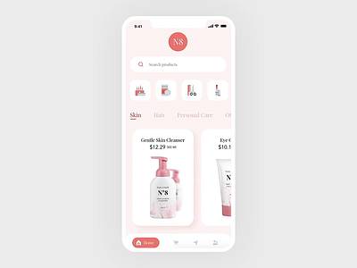 Product Page UI UX Interaction app beauty beauty product beauty salon checkout page ecommerce app ecommerce design interaction interaction design products products page saloon saloon app spa app ux website
