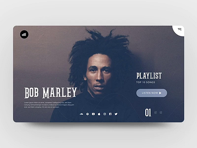 Music landing page interaction app interaction design interactiondesign landing landing page design landingpage music music app ux