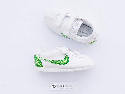 🌴 Tropical Baby Cortez baby custom sneakers