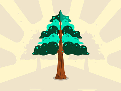 Sequoia - Family Tree Project illustration illustrator startup tree