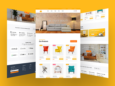 Furniture Website Design branding ebsite ecommerce app ecommerce website furniture mobile app furniture website landingpage design mobile app design shopping app shopping website ui design ui ux user interface ux perience w website design