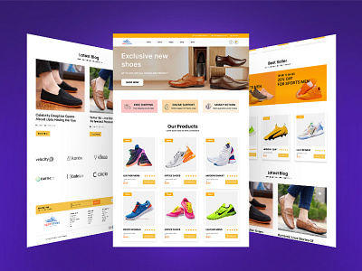 Shoes Website Design