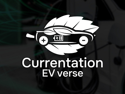 Currentation EV Verse Logo brand identity