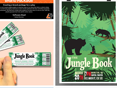 The Jungle Book: Brand Package branding graphic design illustration junglebook vector