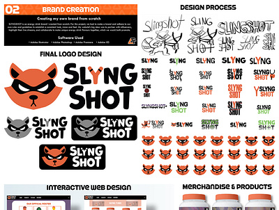 SLYNG SHOT: Brand Concept branding design graphic design logo portfolio vector