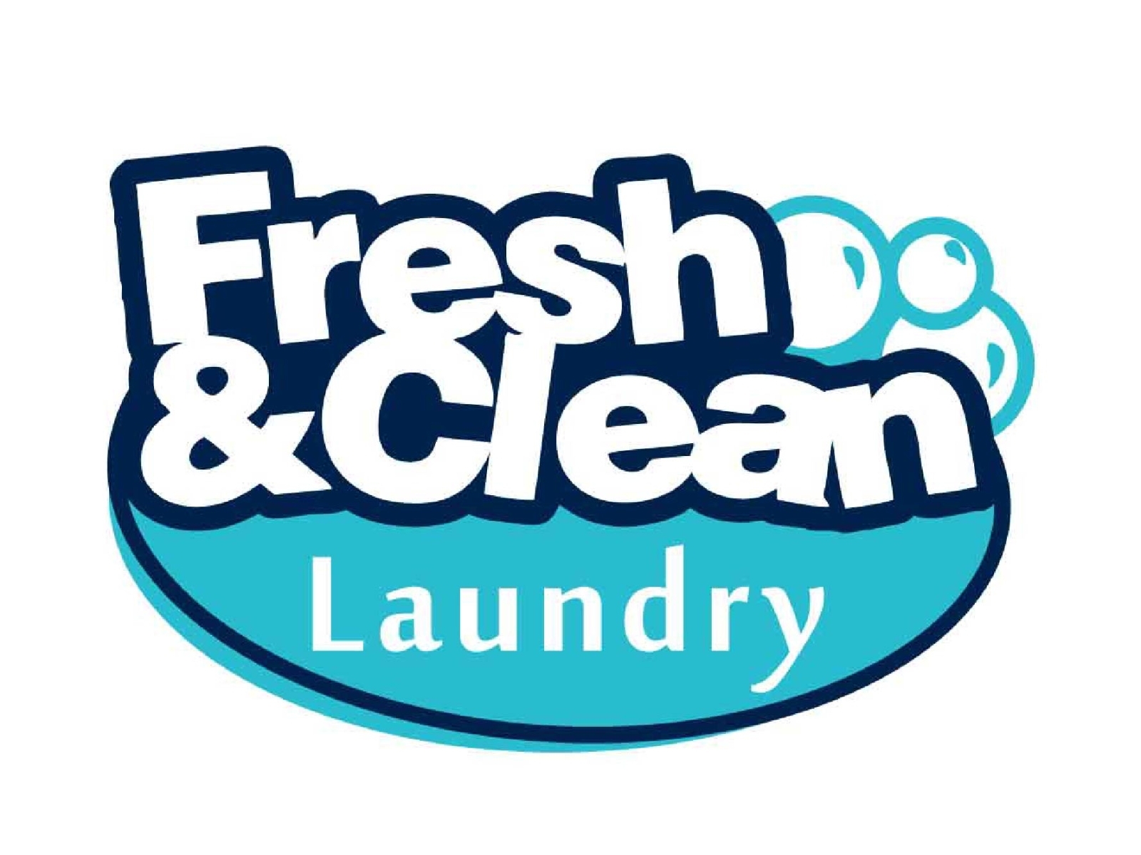 Fresh & Clean Laundry-logo by irni hafizah on Dribbble