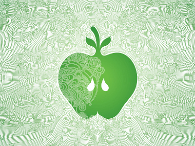 Apple vector illustration