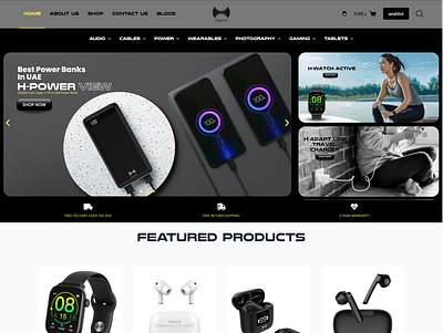 E-Commerce Home Page app branding design graphic design illustration ui ux