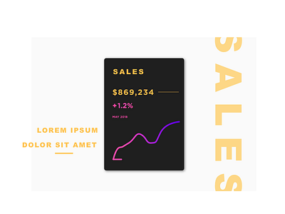 Sales box company pink purple sales ui yellow