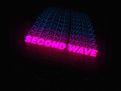 Stay home: second wave 80s style after effect animation covid19 kinetictypography loop motion design motion graphics stayhome staysafe typography vhs wave