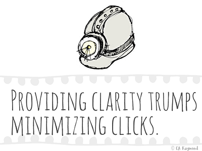 UX Learnings Providing Clarity Trumps Minimizing Clicks