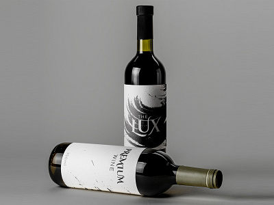 Wine Bottle Label branding design graphic design label