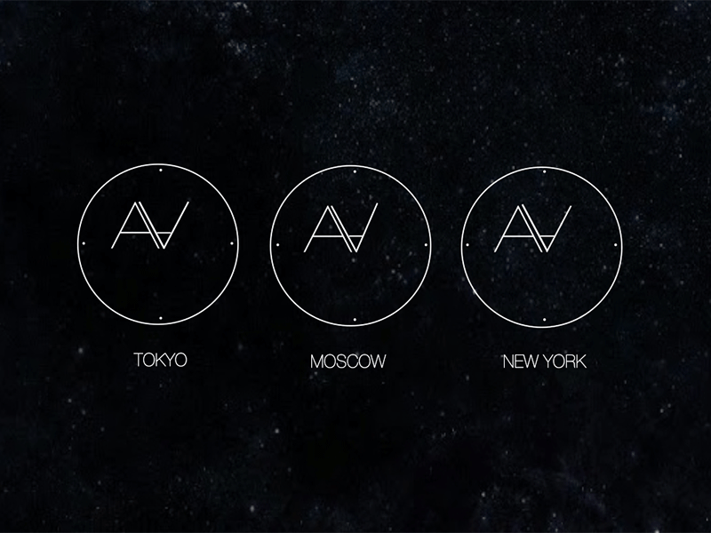 Logo for watches Aventura (AⱯ) adobeaftereffects animation graphics logodesign