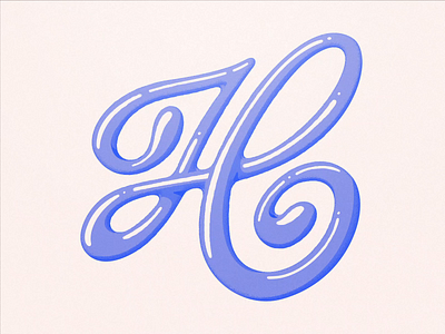 H — Animated Letter 2d after effects animation breakdown caligraphy design flat font h illustration letter lettering liquid logo minimal motion motion design script type typography