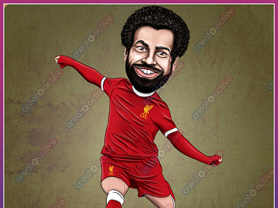 Mohamed Salah Caricature