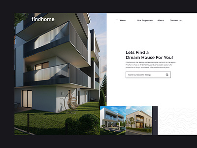 Findhome Real Estate Webpage