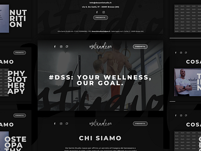 De Santis Studio website company design fitness studio lets play product design ui ui design ux visual design web design website