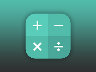 Daily UI 005 - App Icon app icon calculator challenge daily ui day 5 icon design lets play mobile ui ui design