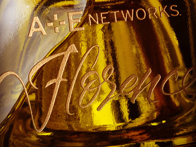 A+E Networks Florence Script ae networks brush pen calligraphy florence hand lettering lettering olive oil pencil process