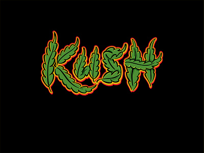 Kush brush pen calligraphy drawing hand lettering lettering process