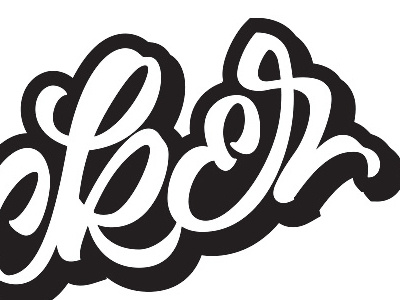 Sucker brush pen graphite calligraphy hand lettering logo lettering