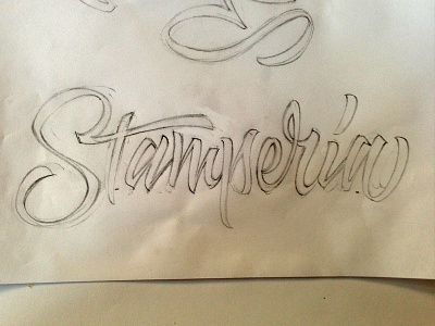 Stamperia Lettering 800x600 1 brush pen graphite calligraphy hand lettering logo lettering