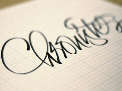 Chronister Design Brush 2 brush pen calligraphy hand lettering lettering