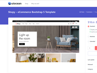 Shopy - eCommercec Bootstrap 5 Template