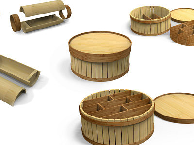 Bamboo Packaging 3d adobe photoshop conceptualization design ideations prototyping rendering sustainability