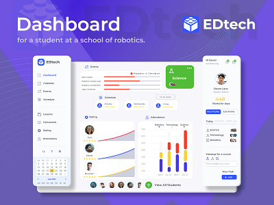 Dashboard for school: analytics UX admin dashboard analytics ux dashboard information school school of robotics teaching ui ux