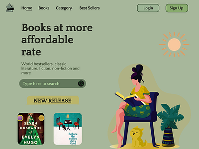 Online Book Store Web Design