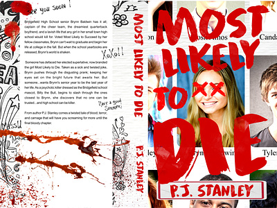 Book Cover Design - Plain Design blood campus crime movie scary student teen teens university