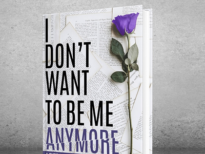 Book Cover Design - Hardcover leader myself non fiction paper personal purple rose story woman