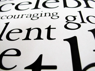 Custom Typeface font type typography