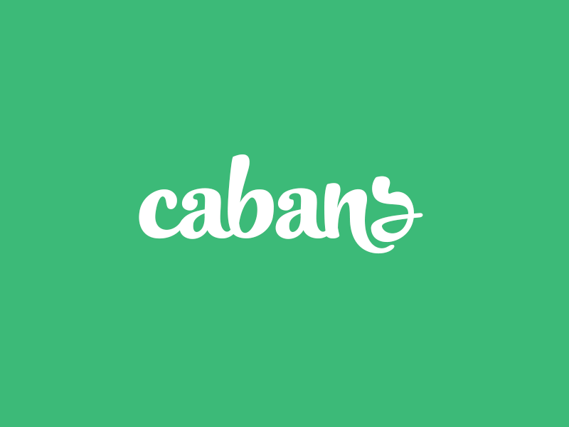 Cabans Logo cabans green logo logotype wip