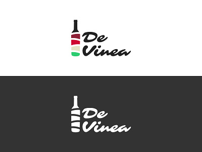 Devinea logo bottle eshop pattern wine wines