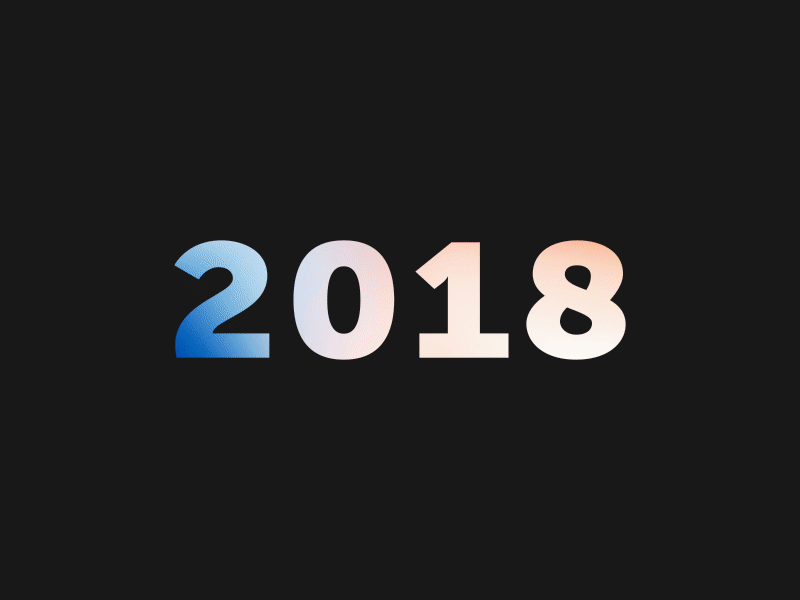 Happy New Year 2018 color fireworks gif new year
