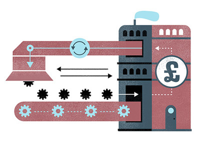 Management Today - Wordsworth british business illustration sustainable