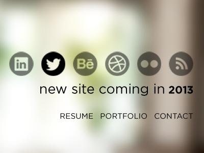 Personal Landing Page web site landing page personal social media
