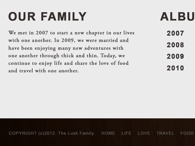 Lusk Family Blog