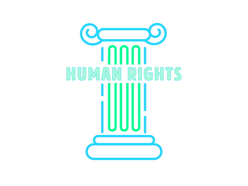 Human Rights lines pillar type
